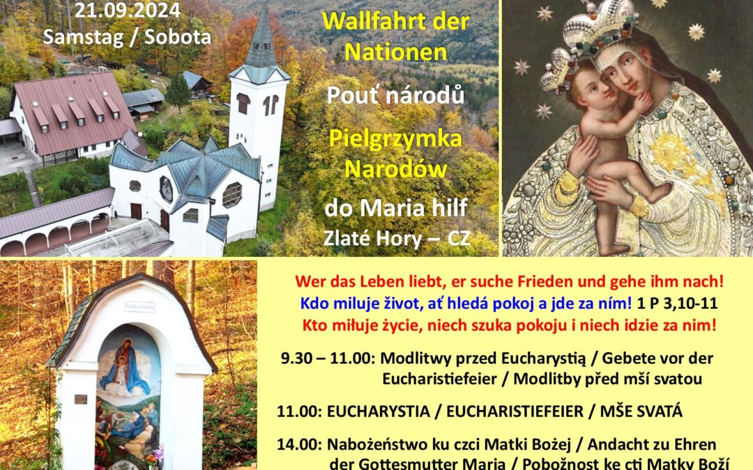 Odwołana Pielgrzymka Narodów do Sanktuarium Maria Hilf w Zlatych Horach